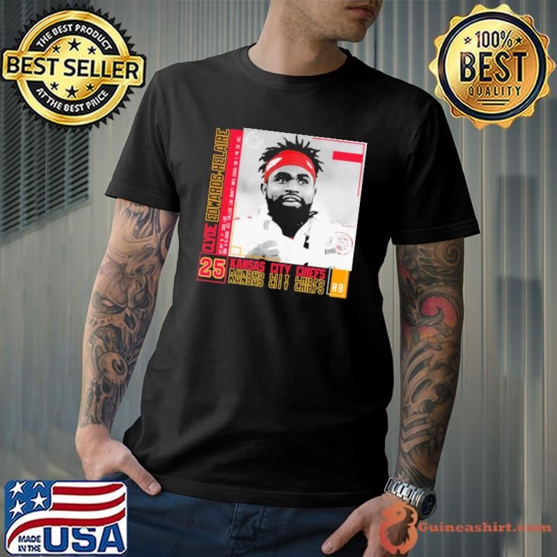 Clyde edwardshelaire American football running back the Kansas City T-Shirt