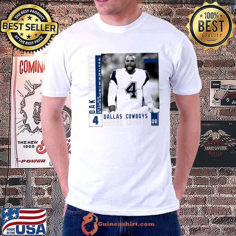 Dak prescott American football quarterback for Dallas Cowboys T-Shirt