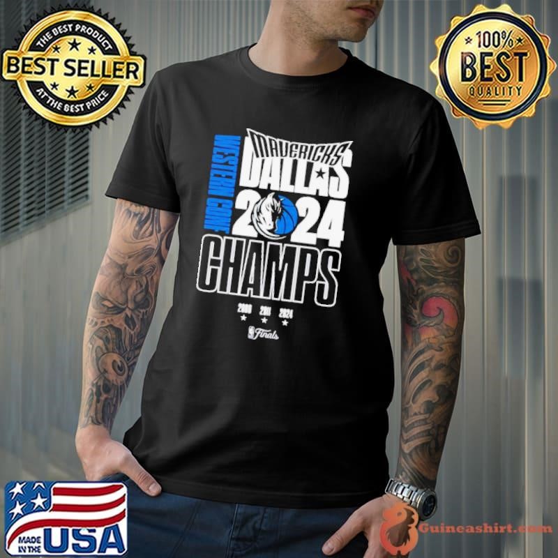 Dallas Mavericks 2024 Western Conference Champions 3x Unisex