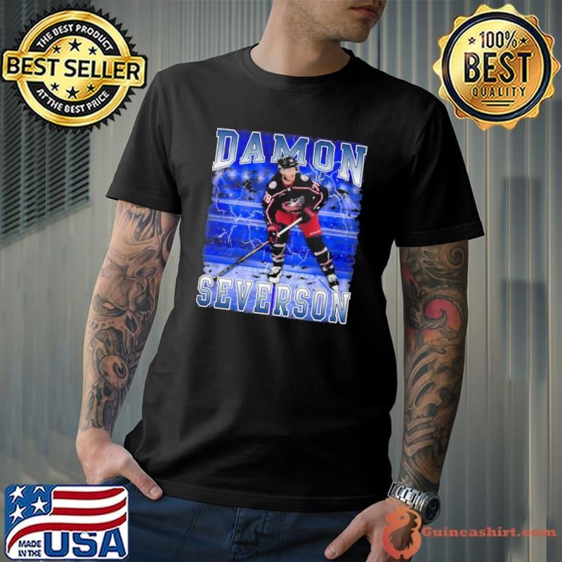 Damon Severson Canadian professional ice hockey defenceman Columbus Blue Jackets T-Shirt