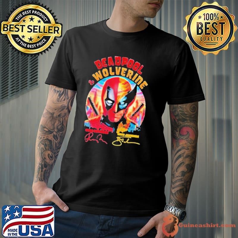 Deadpool And Wolverine Ryan Reynolds – Hugh Jackman Signature Shirt