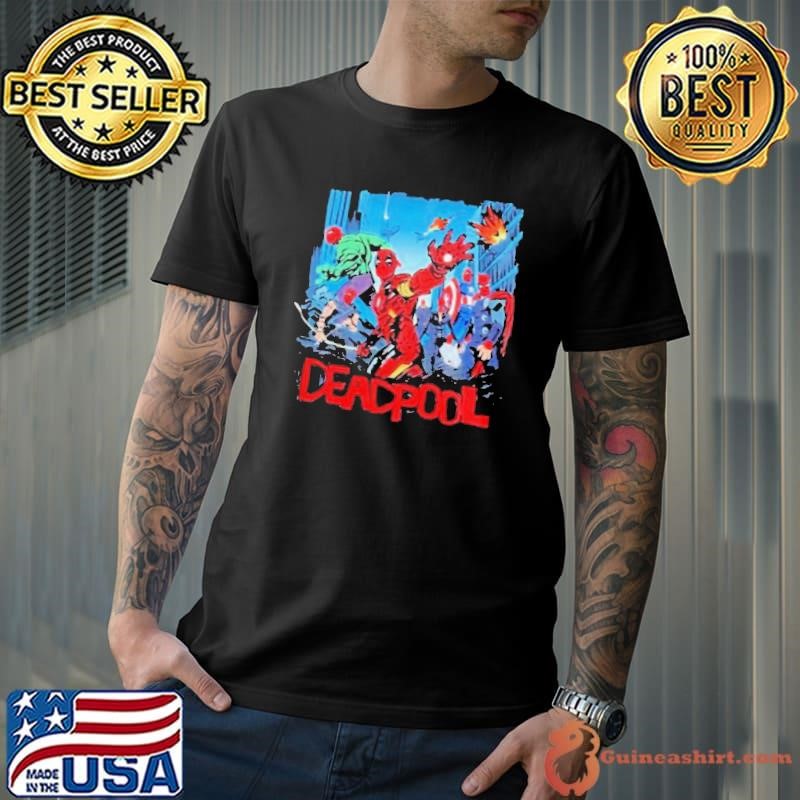Deadpool Avengers Spoof Shirt
