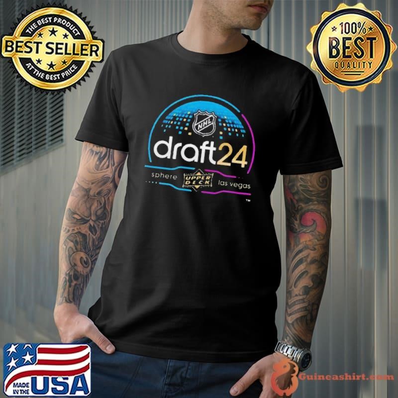 Design Logo 2024 NHL Draft UPPER DECK At The Sphere In Las Vegas Unisex T Shirt