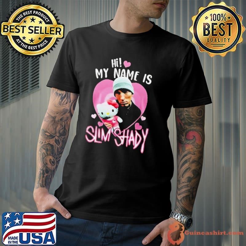 Eminem Hello Kitty Hi My Name Is Slim Shady Shirt