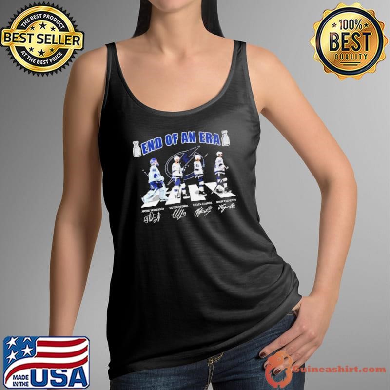 End Of An Era Tampa Bay Lightning Go On The Road Signatures Tank Top