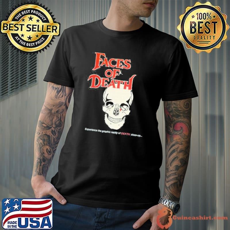 Faces of Death Horror Movie Shirt