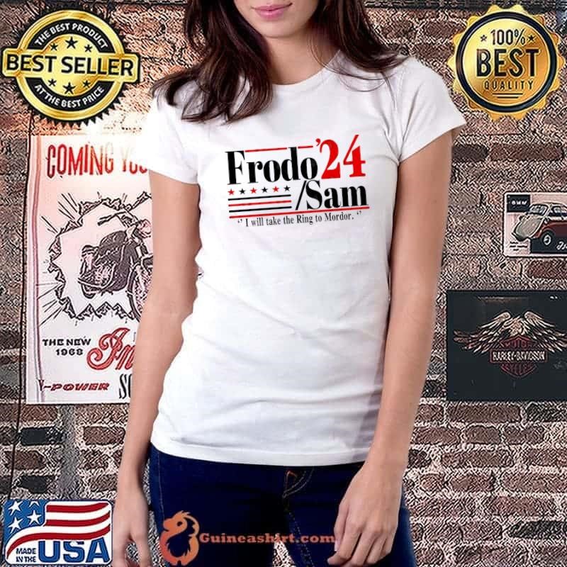 Frodo Sam 2024 I Will Take The Ring To Mordor T-Shirt