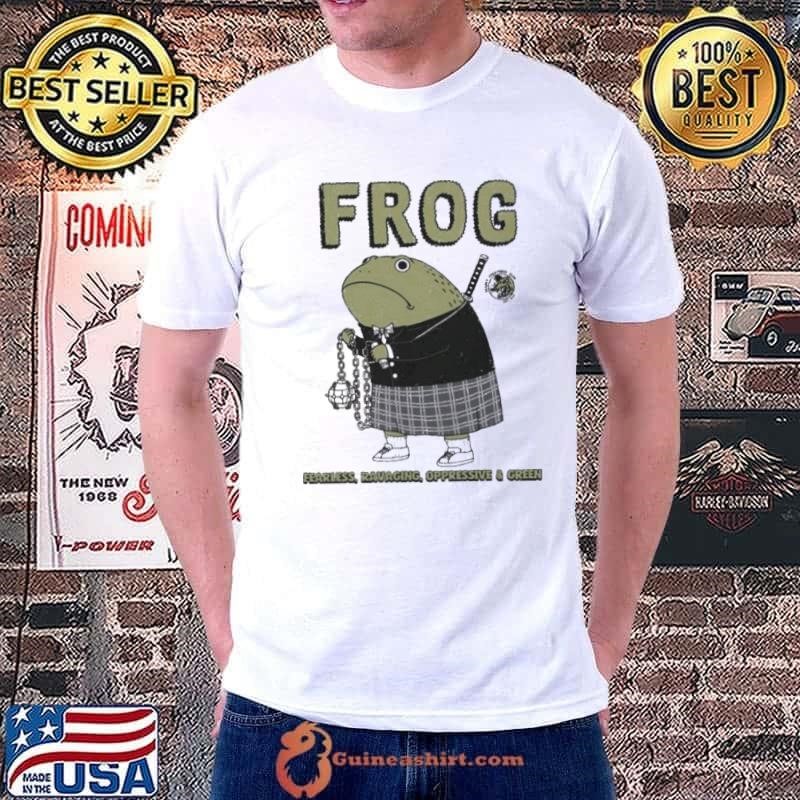 Frog Fearless Ravaging Oppressive And Green Shirt