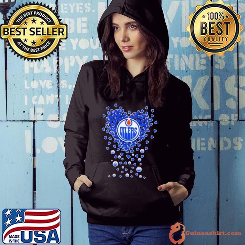 Heart Edmonton Oilers Logo Hoodie