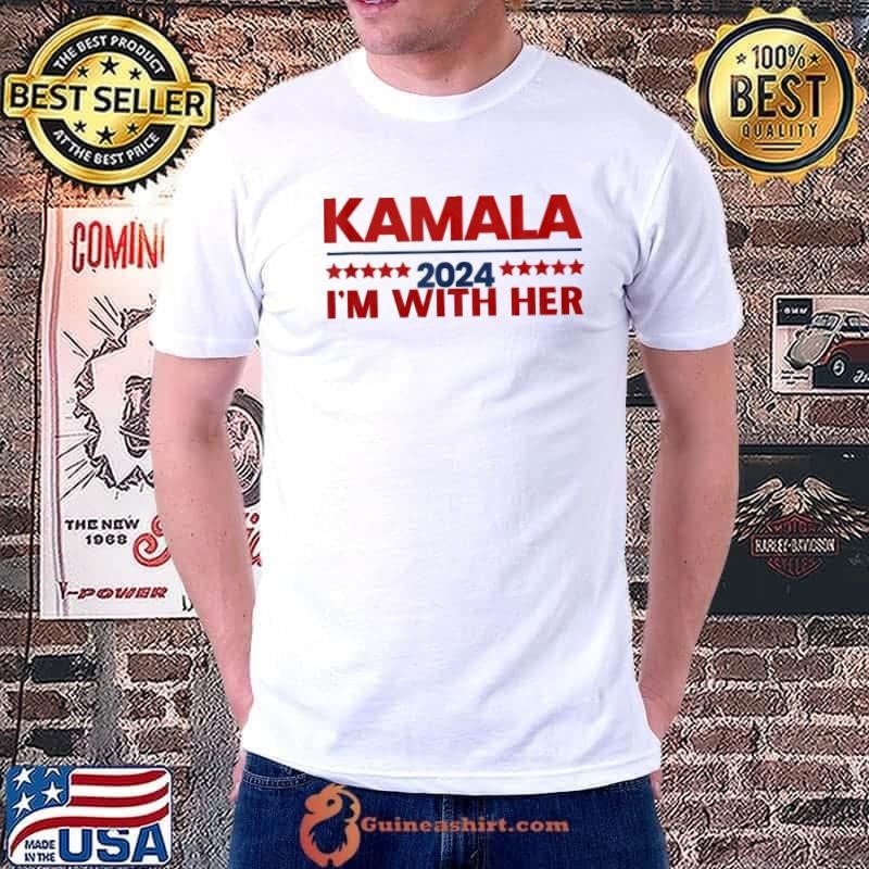 I'm With Her Kamala Harris for President 2024 Voting Election T-Shirt