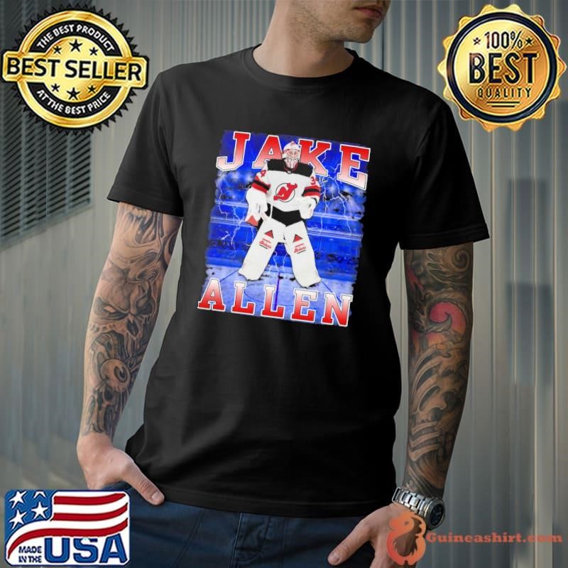 Jake Allen Canadian professional ice hockey goaltender New Jersey Devils T-Shirt