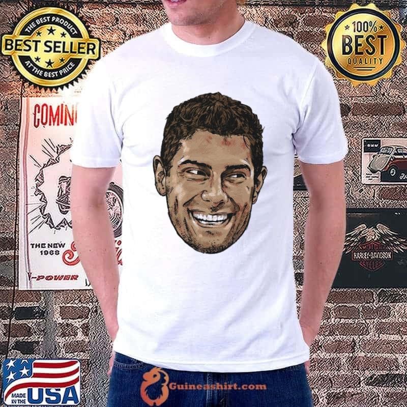 Jimmy Garoppolo American football quarterback Las Vegas Portrait T-Shirt