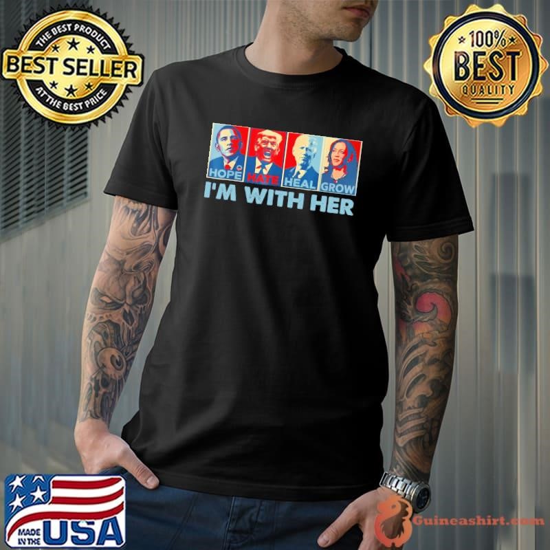 Kamala Harris I'M With Her American 2024 Elections T-Shirt