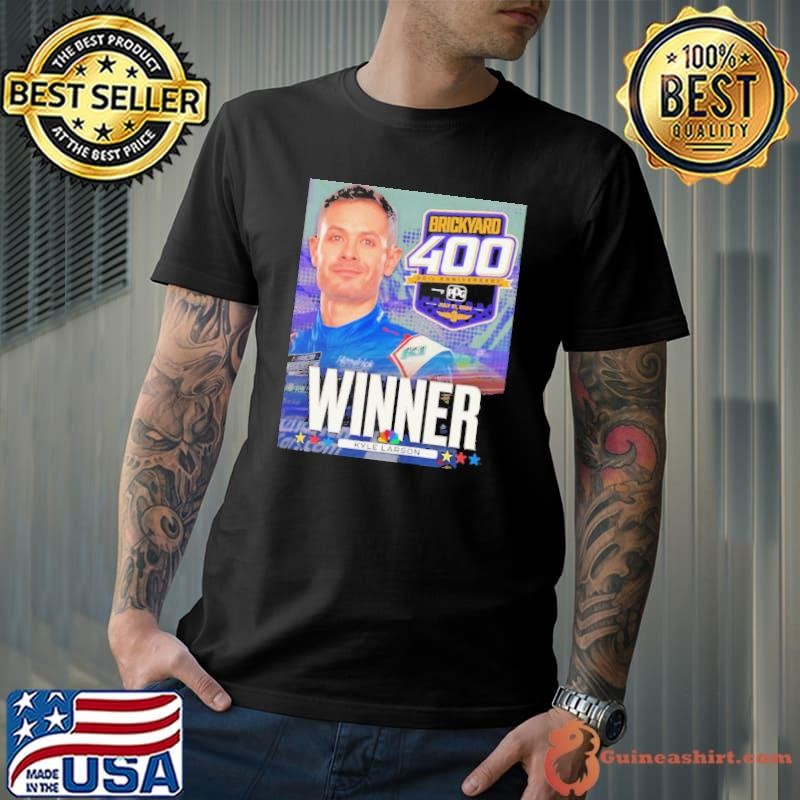 Kyle Larson Winner Brickyard 400 30th Anniversary Shirt