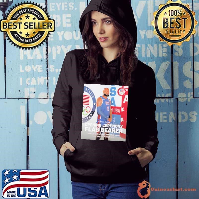 Lebron James Opening Ceremony Flag Bearer Hoodie