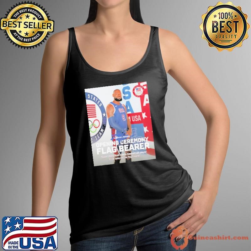 Lebron James Opening Ceremony Flag Bearer Tank Top