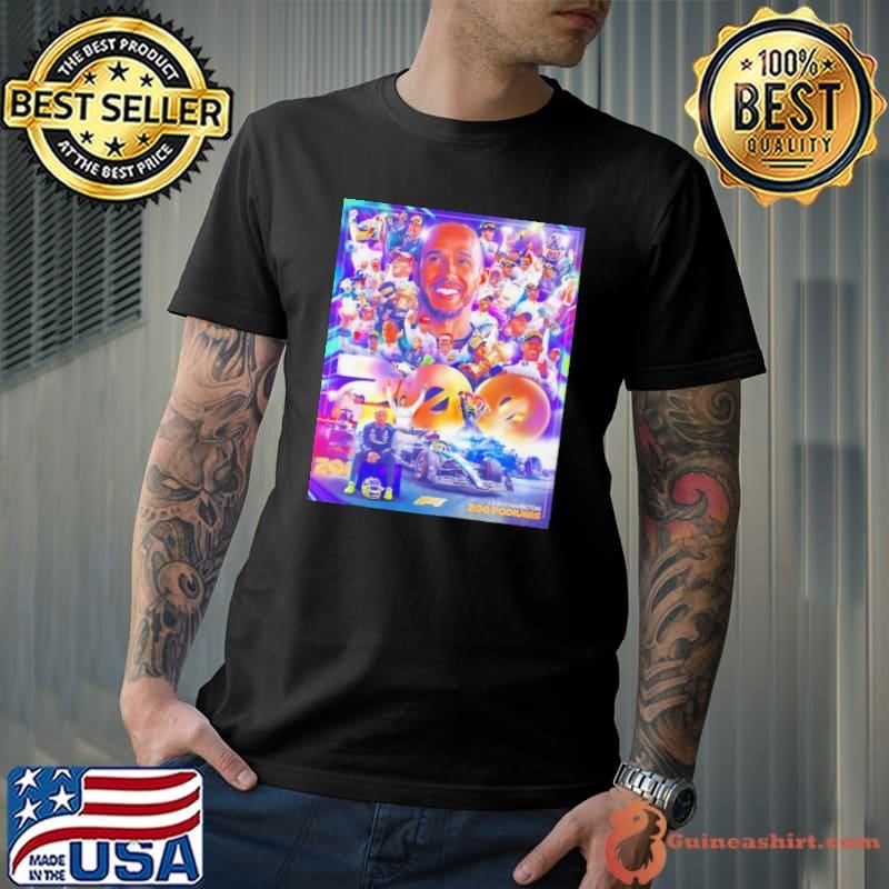 Lewis Hamilton 200 Formula 1 Podiums Shirt