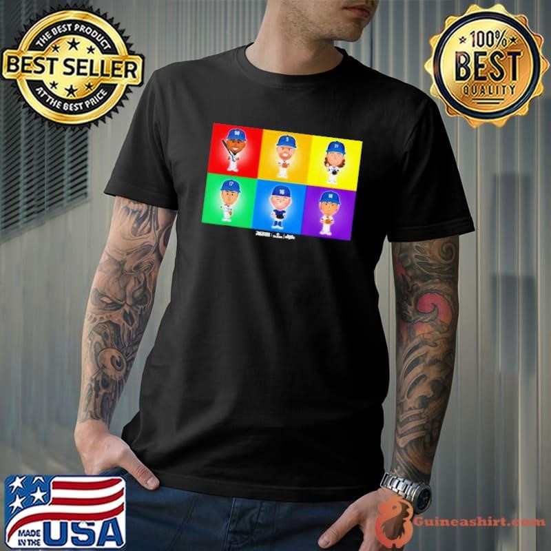 Los Angeles Baseball Rainbow Pride MLBPA Shirt