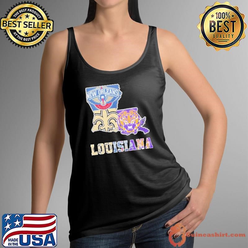 Louisiana Sports Teams Logo 2024 Shirt