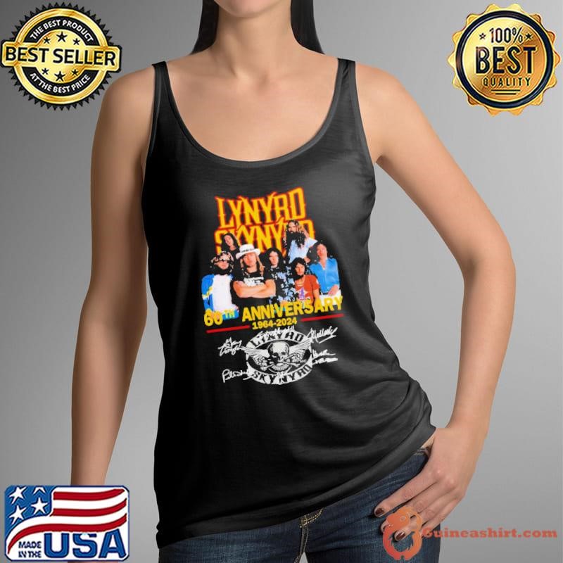 Lynyrd Skynyrd Members 60th Anniversary 1964-2024 Signatures shirt