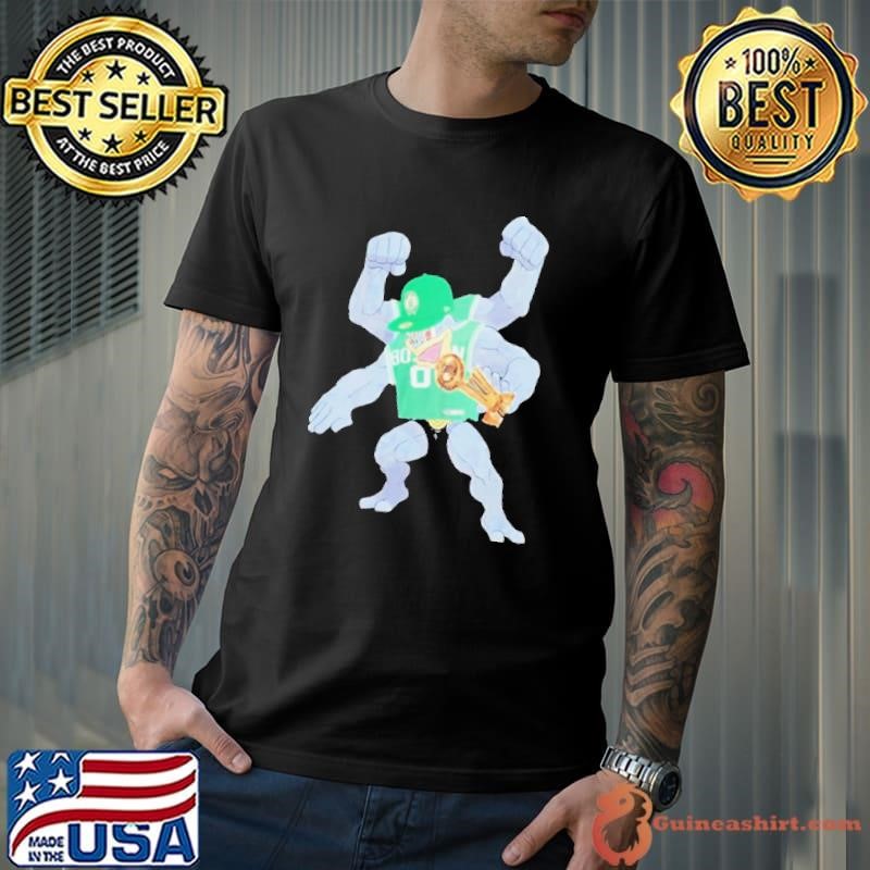 Machamp Pokemon x Boston Celtics Collaborations NBA Finals 2024 Champions Merchandise Unisex