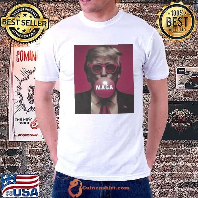 Maga Trump Blowing Maga Bubble Gum Unisex