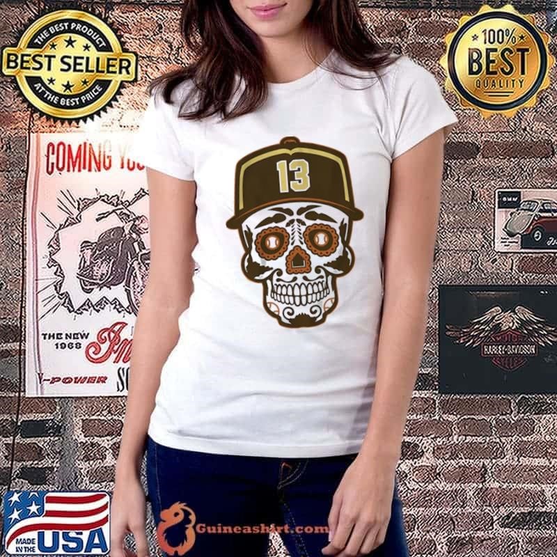 Manny Machado Sugar Skull American professional baseball third baseman T-Shirt