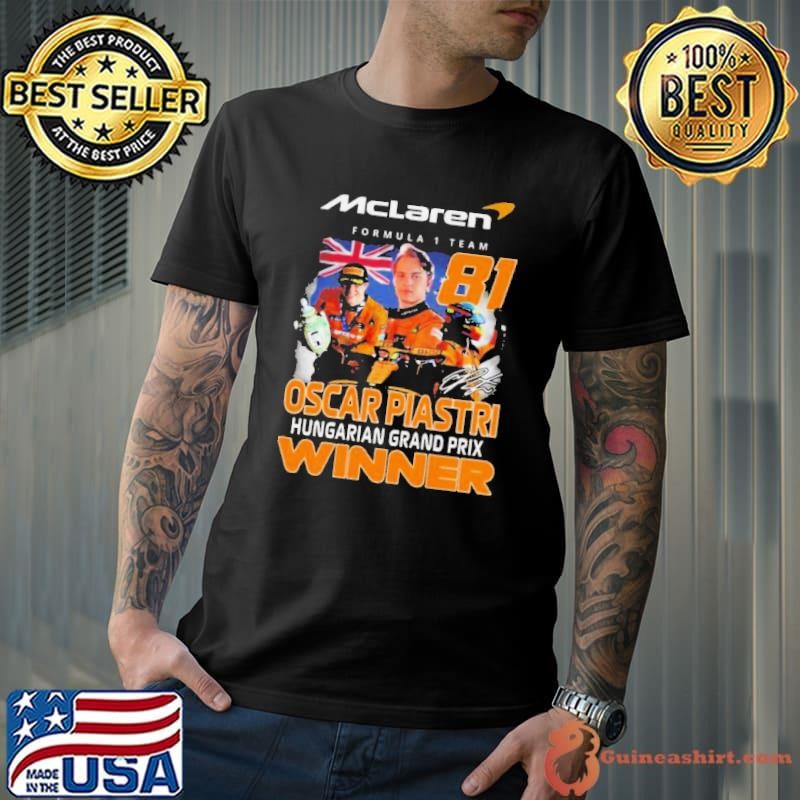 Mclaren Formula 1 Team Oscar Piastri Hungarian Grand Prix Winner Unisex