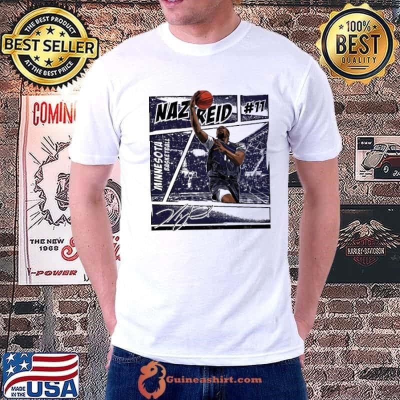 Naz Reid American professional basketball player Minnesota Comic T-Shirt