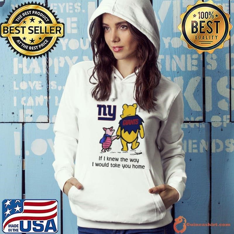 New York Giants Winnie The Pooh I Would Take You Home Hoodie