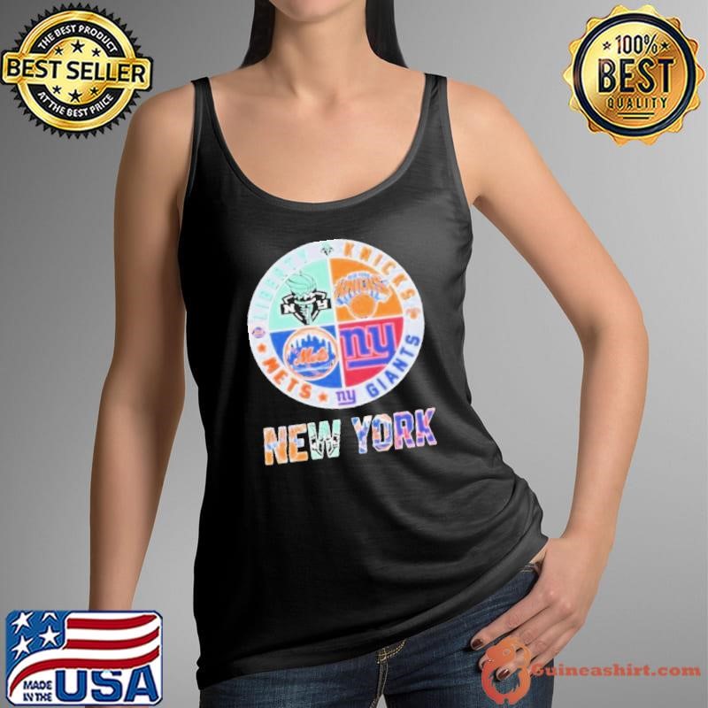 New York Mets NY Giants NY Liberty NY Knicks Proud City Sport Fan Shirt