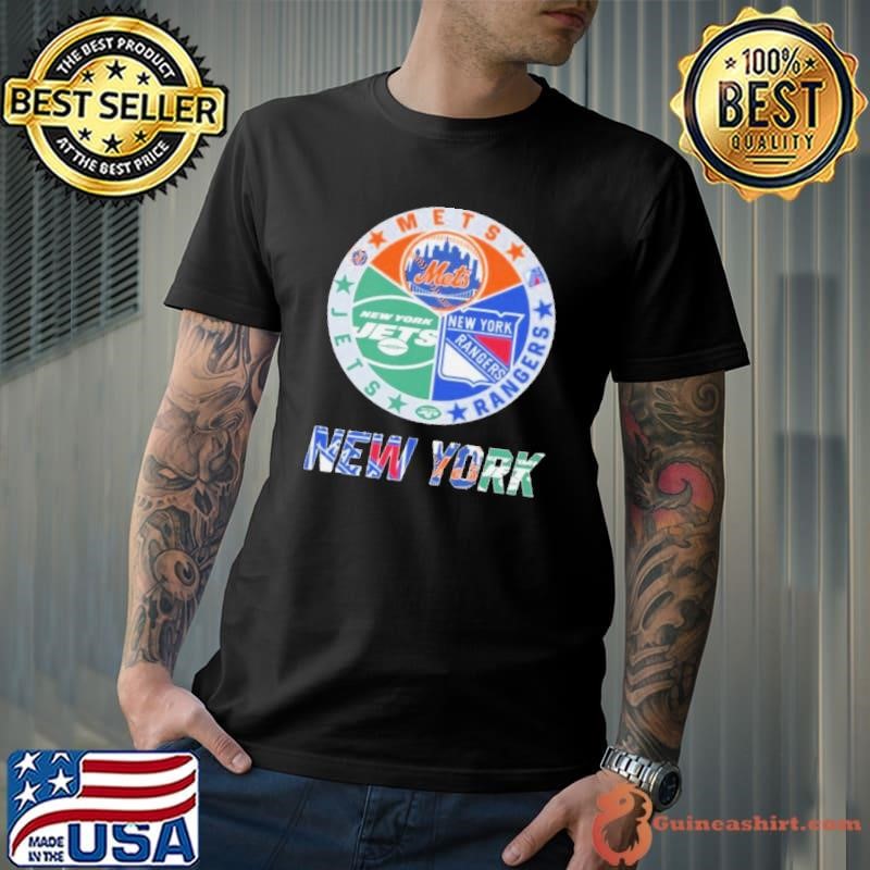 New York Mets New York Rangers New York Jets Sports City Fan Proud 2024 Unisex