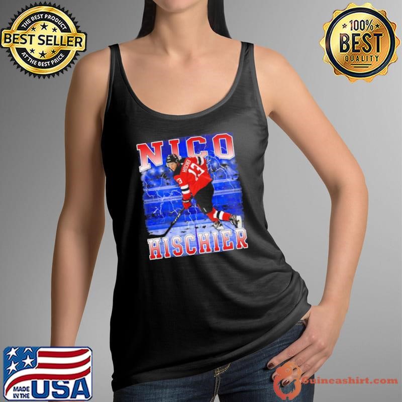 Nico Hischier Swiss professional ice hockey centre captain New Jersey Devils Tank Top