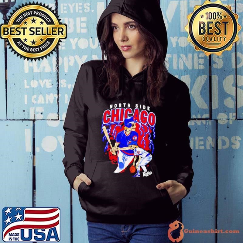 North Side Chicago Baseball skeleton Hoodie