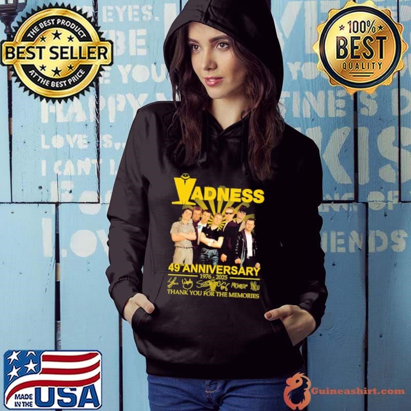 Official Madness 49th Anniversary 1976 2025 thank you signature for the memories Hoodie