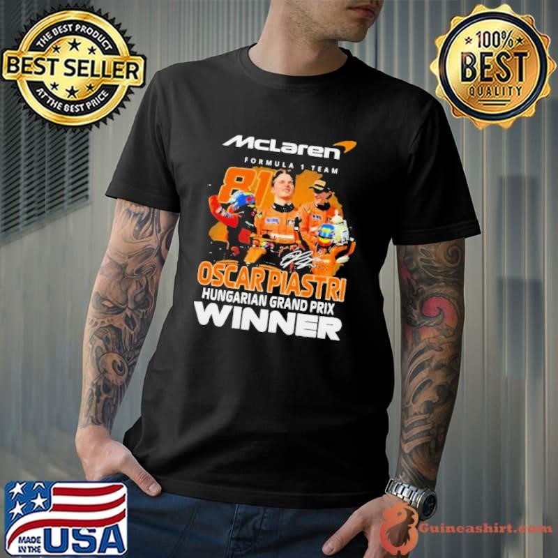Oscar Piastri Hungarian Grand Prix Winner Shirt