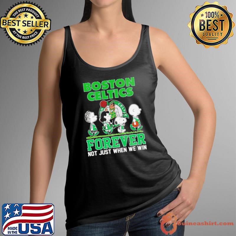 Peanuts Snoopy And Friends Boston Celtics 2024 Nba Playoffs Forever Not Just When We Win T-shirt