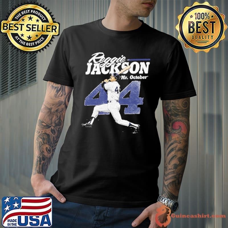 Reggie Jackson American former professional baseball right fielder New York Y Retro T-Shirt