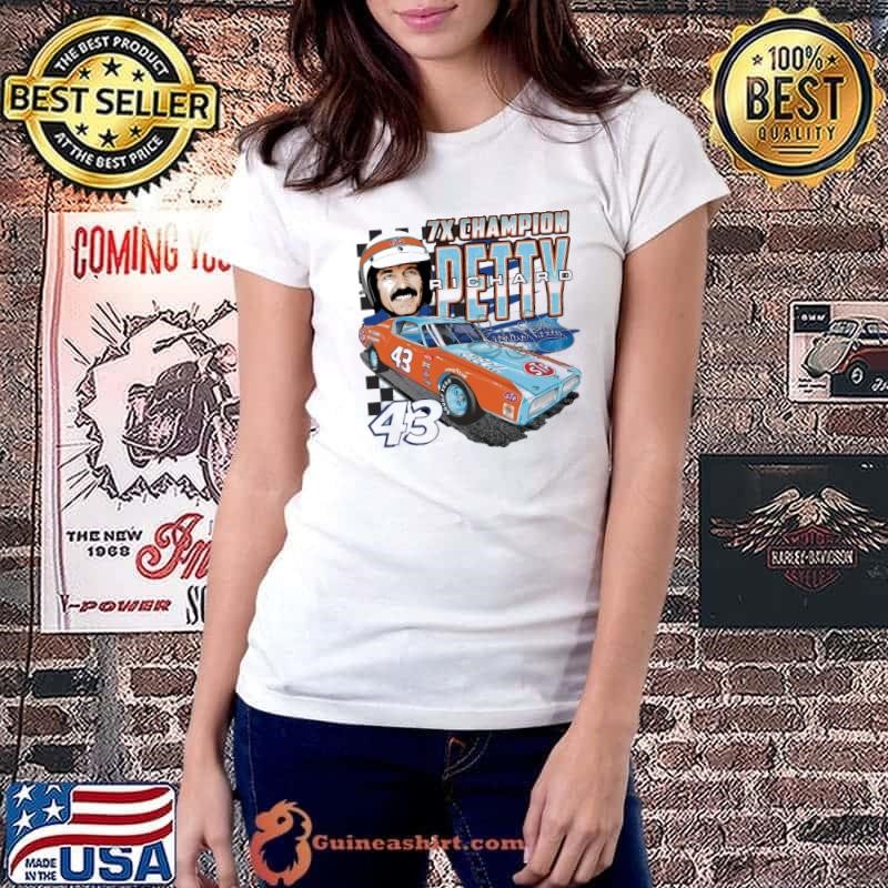 Richard Petty Seven-Time Champion American professional stock car racing T-Shirt