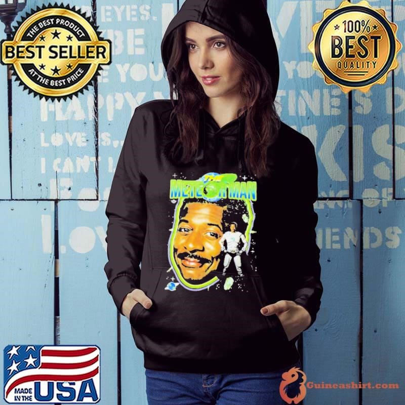 Rock The Iconic Look With The Meteor Man Face Hoodie