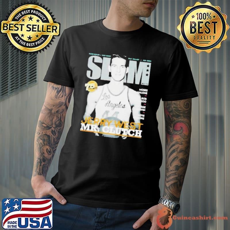 SLAM Rip Jerry West Mr.Clutch Basketball shirt