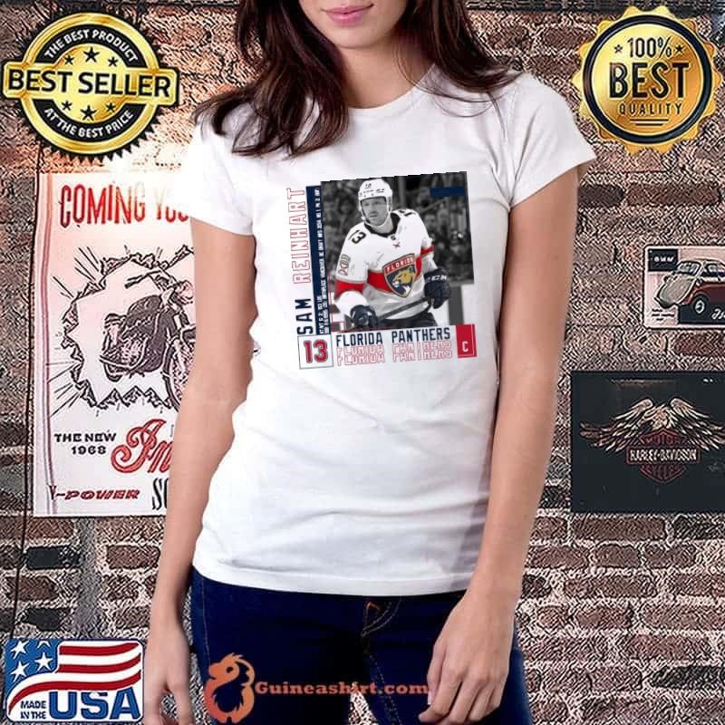 Sam Reinhart Canadian professional ice hockey player Florida Panthers T-Shirt