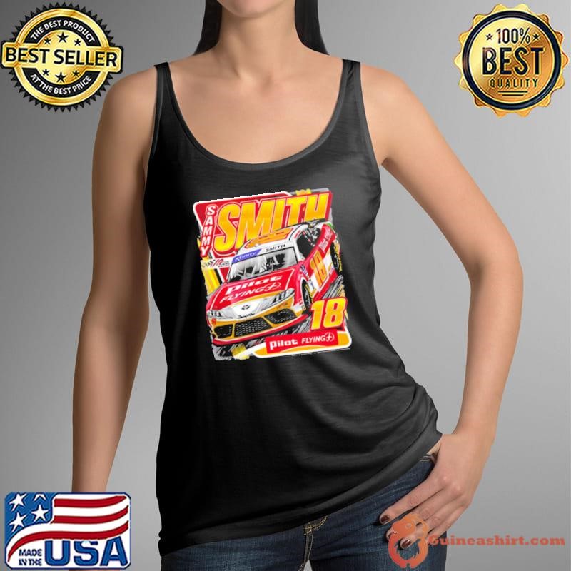 Sammy Smith 18 Pilotflying American professional stock car racing driver T-Shirt