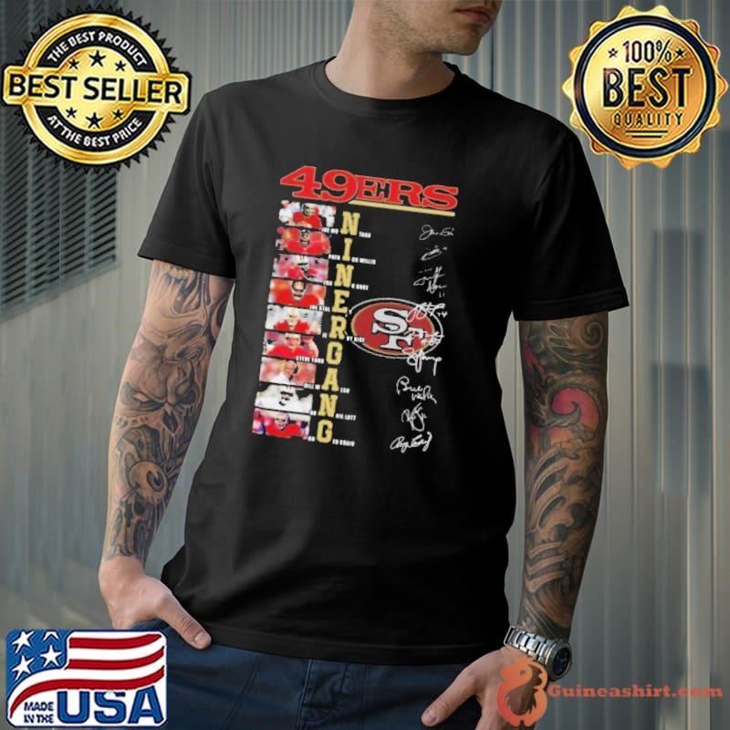 San Francisco 49ers Niner Gang Signatures shirt