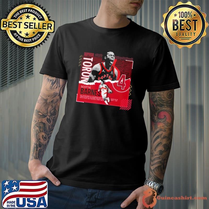 Scottie barnes American professional basketball player for Toronto Raptors T-Shirt