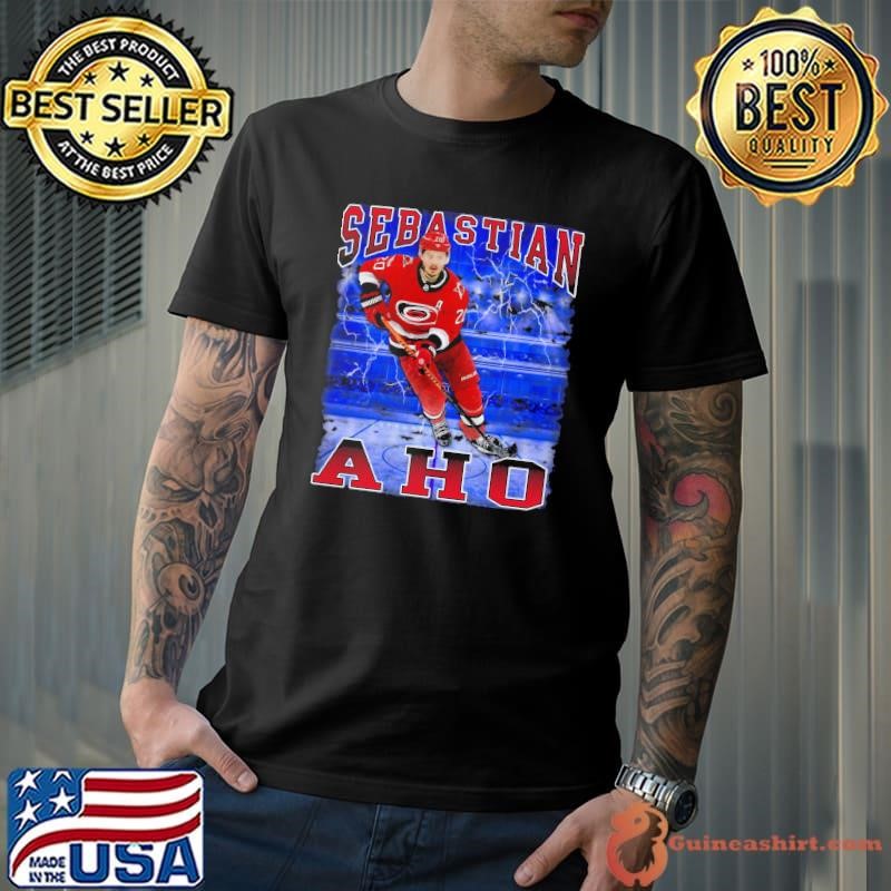 Sebastian Aho Finnish professional ice hockey player and alternate captain T-Shirt