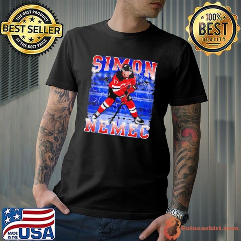 Simon Nemec Slovak professional ice hockey defenceman for New Jersey Devils T-Shirt