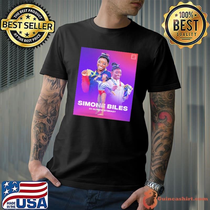 Simone Biles Qualifies For Paris She Posted The Top Score At The USAG Trials 2024 3x Olympic Gymnast Shirt