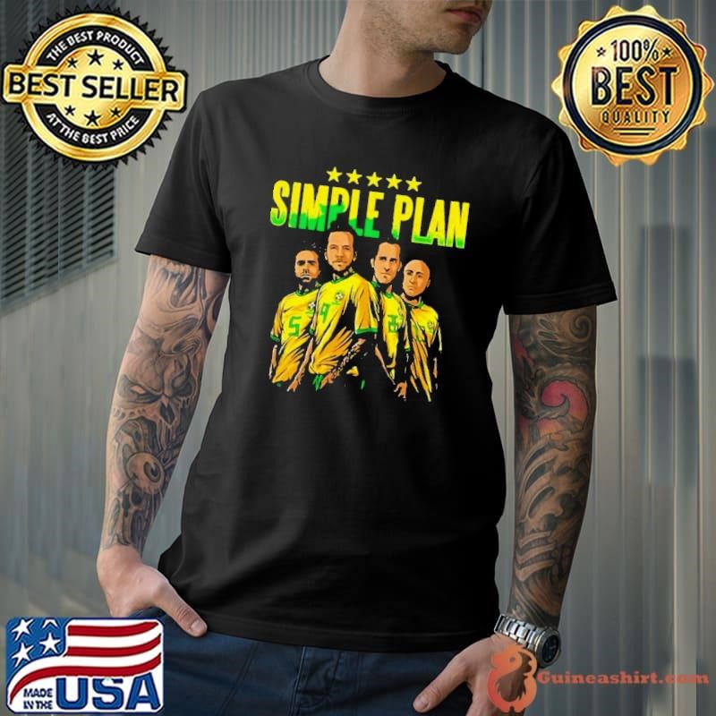 Simple Plan Soccer Brazil shirt