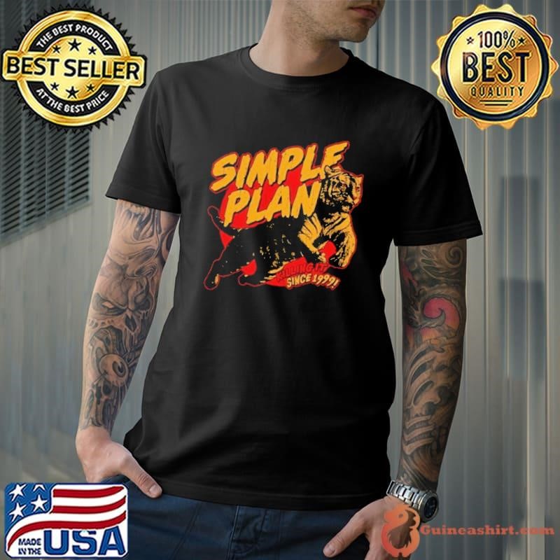 Simple Plan Tiger 1999 shirt